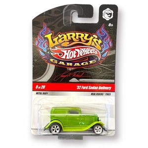 Mattel Hot Wheels Larry's Garage 32 Ford Sedan Delivery 8/20 Green NOC